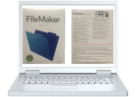 중국 MAC 다 언어 FileMaker 직업적인 16 진짜 소매 상자 포장 협력 업체